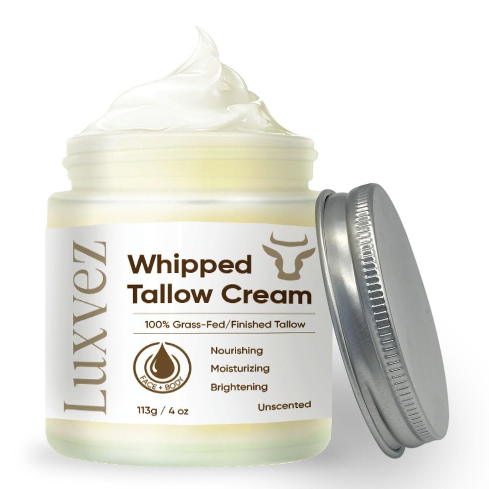 Whipped Beef Tallow Face Moisturizer for Deep Hydration & Healthy Skin