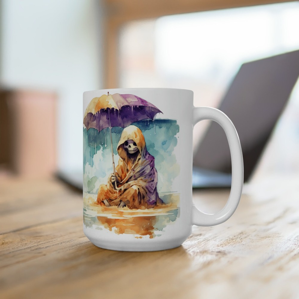 Death At The Beach Ceramic Mug 15oz