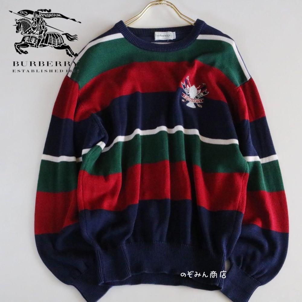 Burberry knit sweater Men's Fashion from Japan