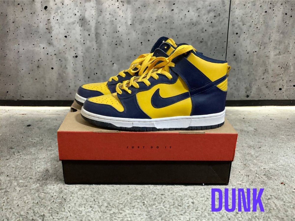 NIKE Men 9.5US Collection Release 1999 Dunk High Jordan Retro Air Force Og Michi