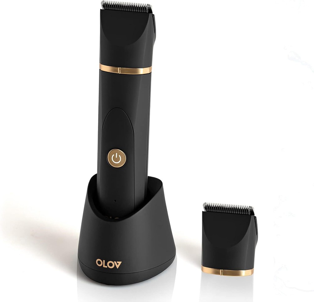 Electric Body Hair Trimmer for Men - Wet/Dry Body Shaver Groomer