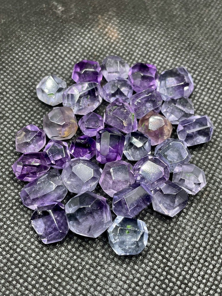 31pc Stunning Multicolor Fluorite Beads - Genuine Pakistan Gemstones  