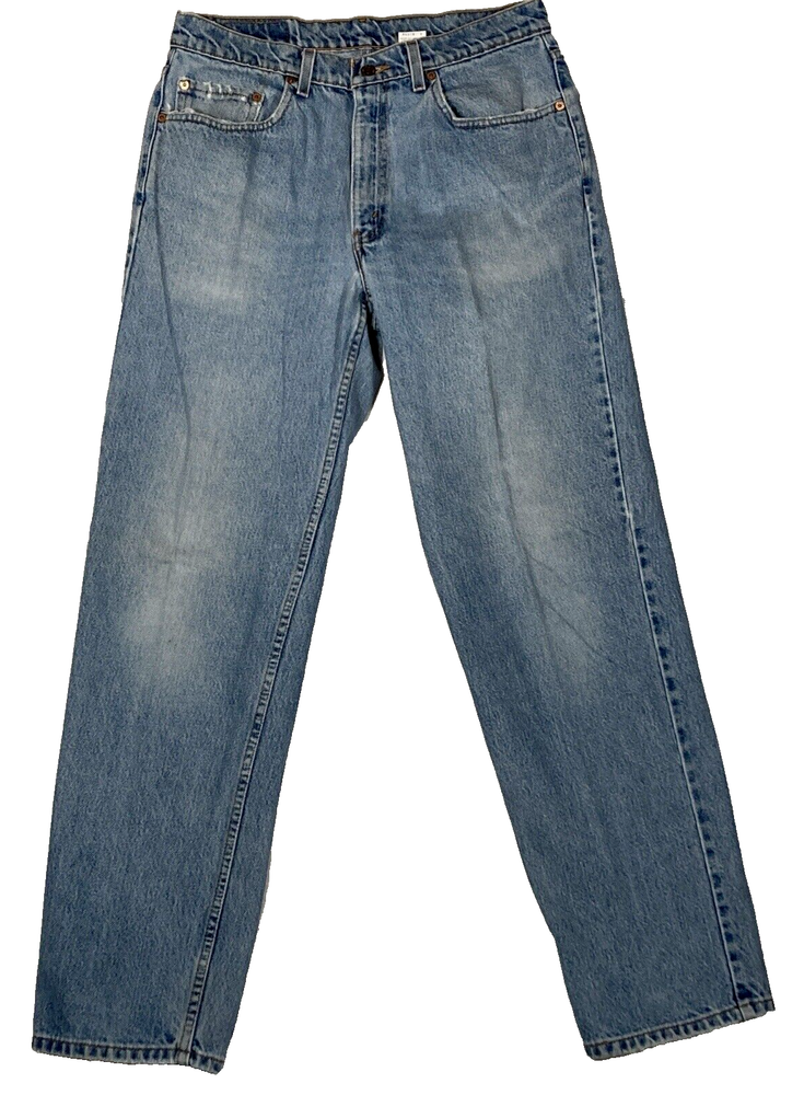 Vintage Levis Jeans Mens 34x32 Blue Washed 550 Relaxed Fit Y2K Chore Work Cowboy