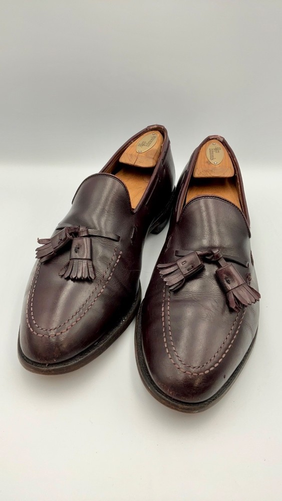 Allen Edmonds Shell Cordovan Grayson Tassel Loafers 8.5 D Made In The USA