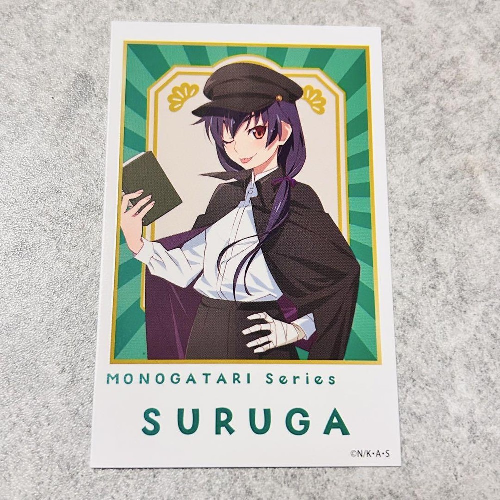 Bakemonogatari Suruga Kanbara Life Mini Photo Card