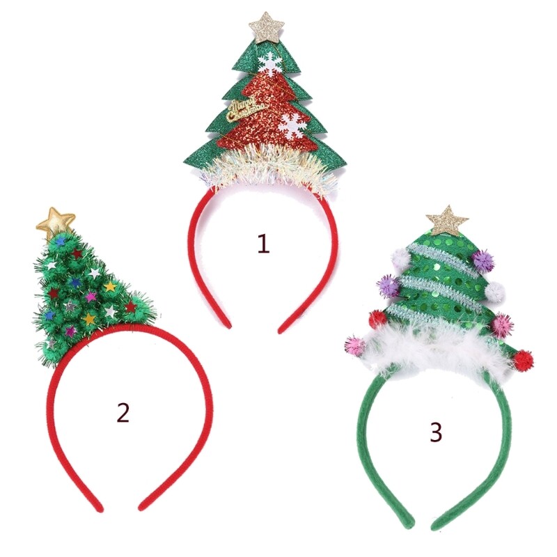Festive Christmas Tree Headband for Holiday Cheer