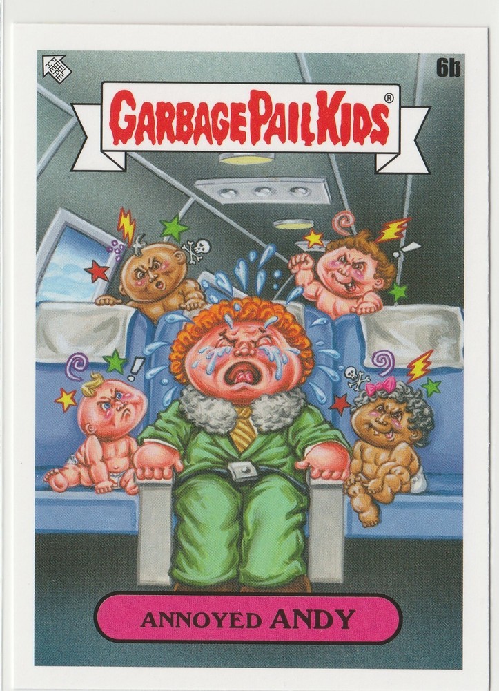 Annoyed Andy Garbage Pail Kids GPK 2021 Vacation Series 6b