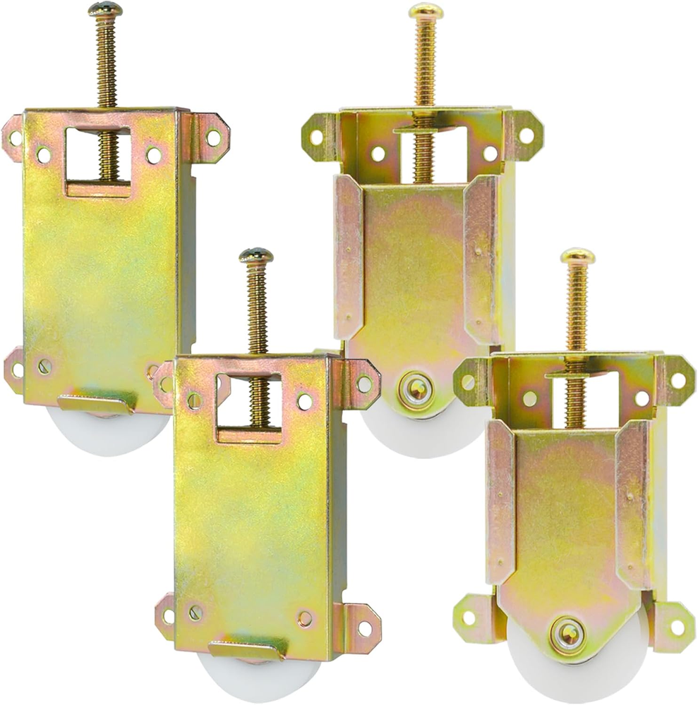 Sliding Mirror Closet Door Rollers Replacement Hardware Kit Fits Contractor Parts