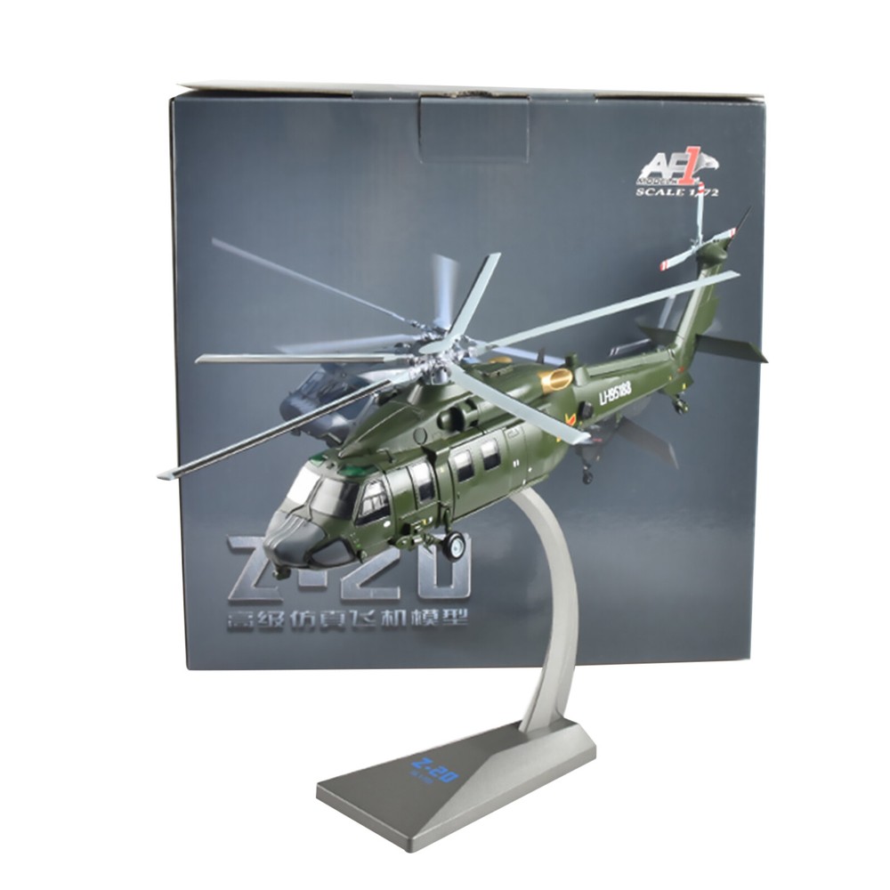 1/72 Armed Straight 20 Helicopter Diecast Model Z-20 Aircraft Military Display B