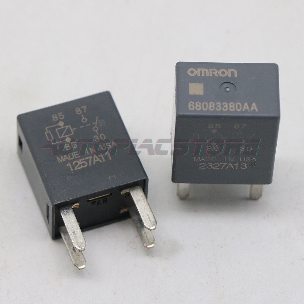 (2Pcs) New Omron 68083380AA 4Pins Relay