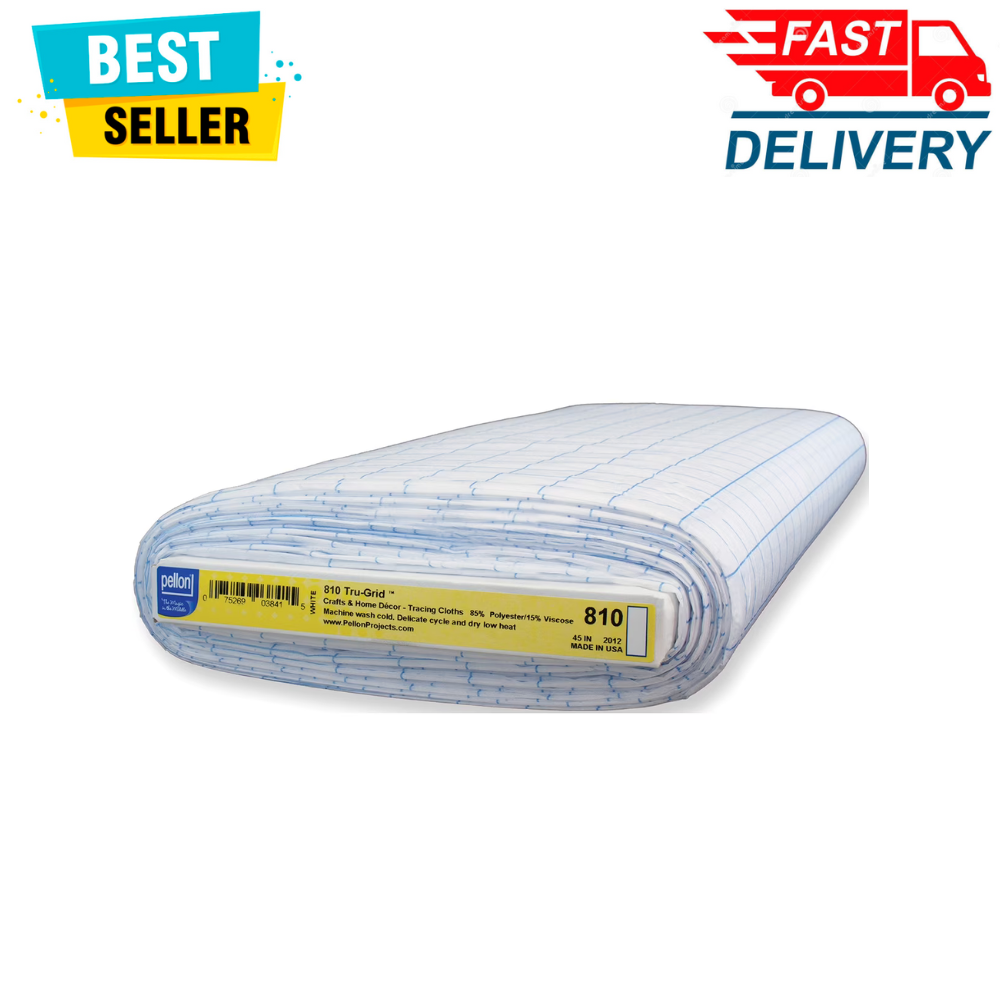 Pellon 810 Tru-Grid Fabric White 44