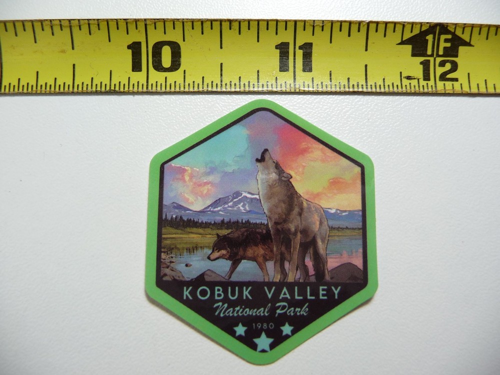Explore KOBUK VALLEY NATIONAL PARK with Glossy NPS Decal Sticker for Vacations