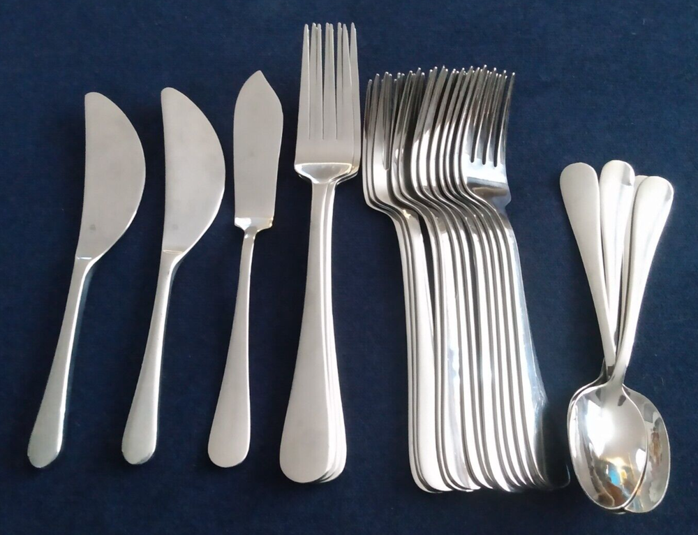 Windermere Stainless | Gourmet Settings | Plain Round Tip, Glossy, Flatware