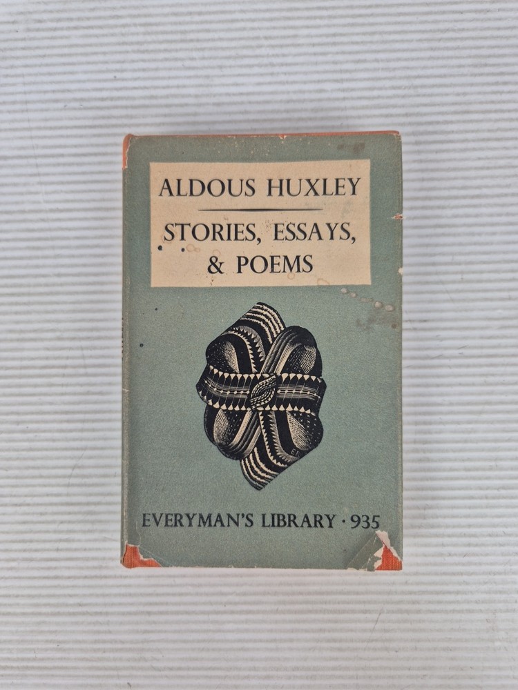 Aldous Huxley Stories, Essays & Poems Everyman's Library (935) 1937 HCDJ