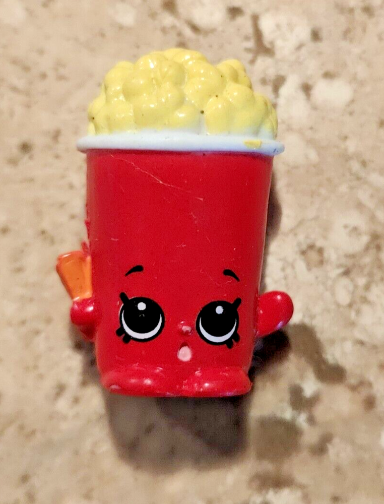 Polly Popcorn Shopkins #SH_008 Shoppie Popette Exclusive Season 4 Classic Finish