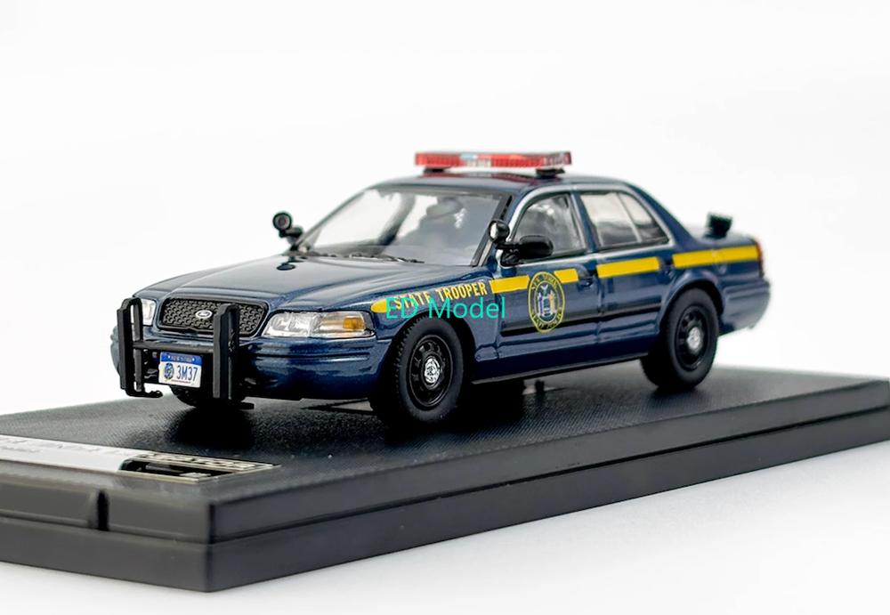 BN Rollin 1:64 CV CROWN VICTORIA New York Police NYSP Model Diecast Metal Car
