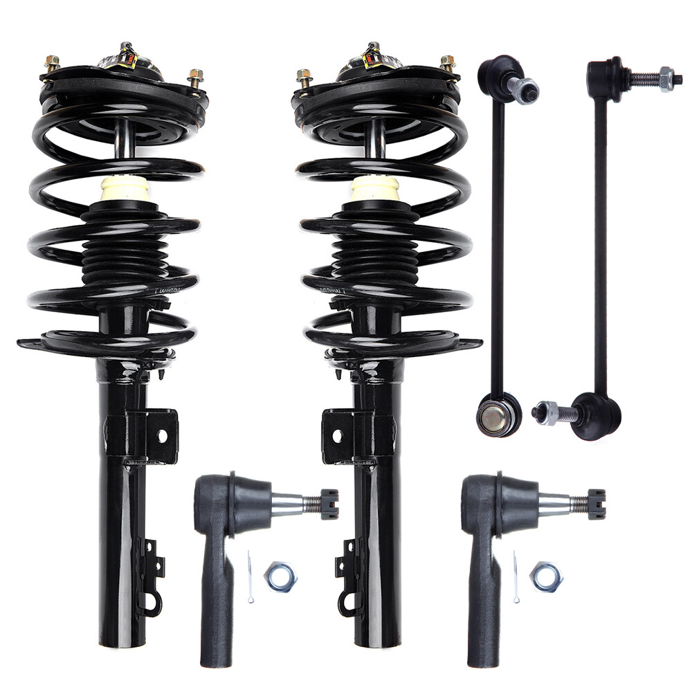 1996-2007 Ford Taurus Mercury Sable Front Struts Sway Bar Outer Tie Rods