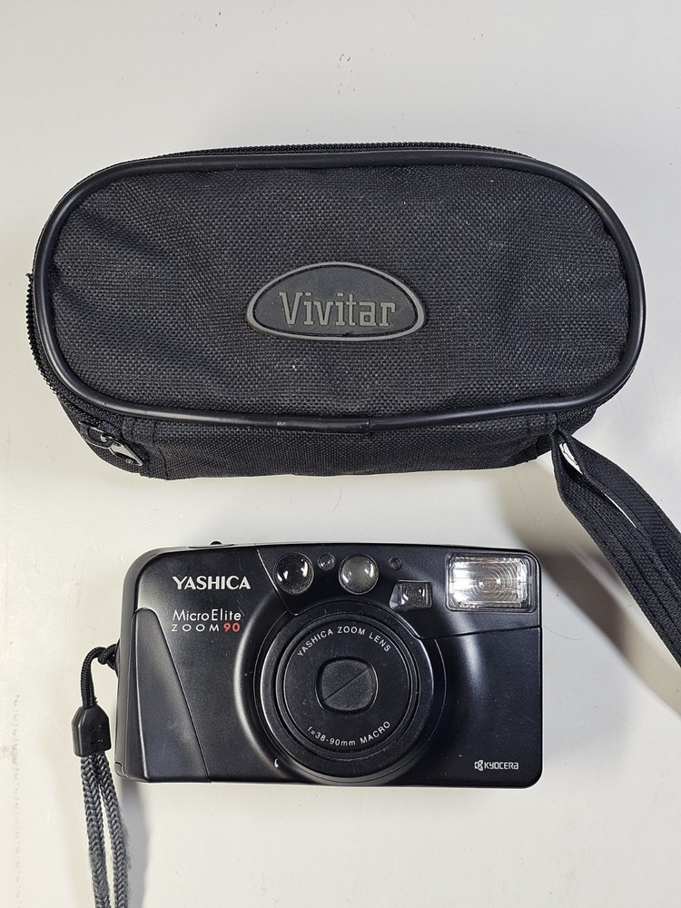 Yashica Film Camera Micro Elite Zoom 90, Point & Shoot, f=38-90mm Macro 35mm