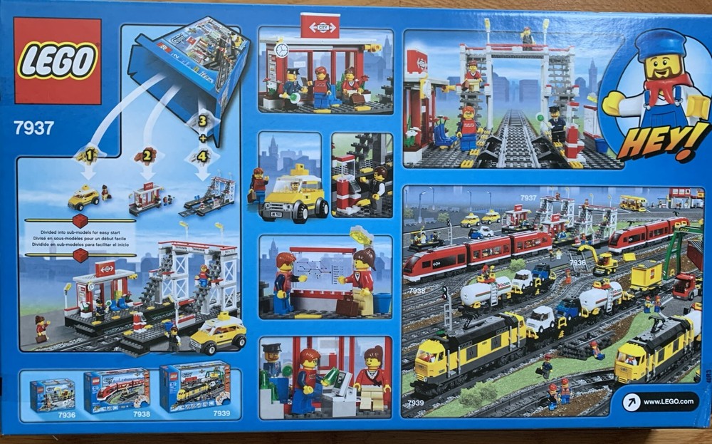 LEGO CITY Train Station 7937 Retired Rare Brand New Building Set