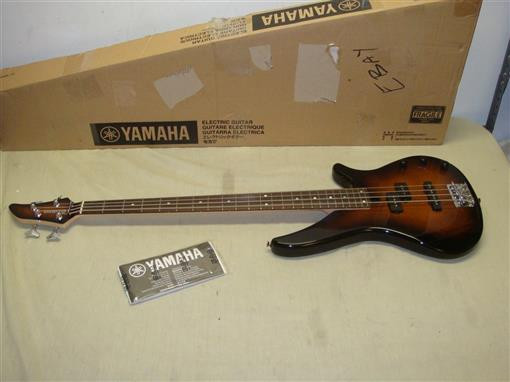 Yamaha RBX170EW Exotic Wood Electric Bass Guitar Tobacco Brown Sunburst