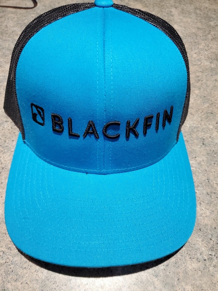 Blackfin Hat Snapback Adjustable Adult Cap Turquoise Mesh Pacific Headwear