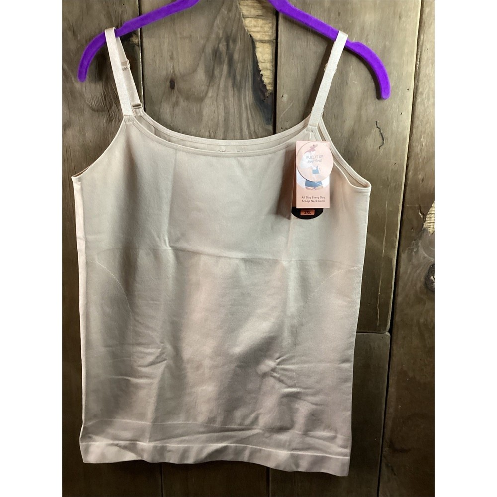 Shapermint All Day Every Day Scoop Neck Cami Size 3XL Tan