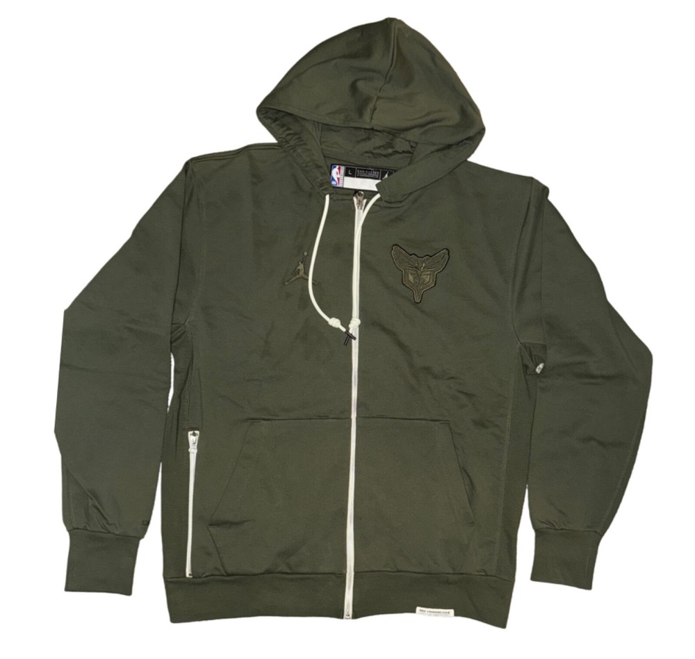 Nike Jordan Charlotte Hornets Standard Issue Men Hoodie Sz Large-Tall DA7859-325