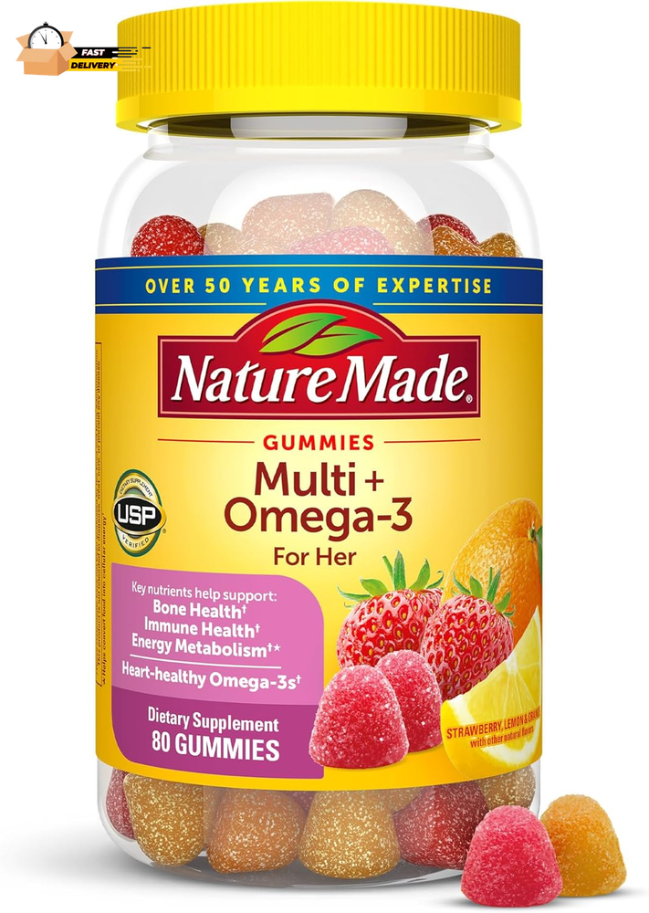 Womens Multivitamin with Omega-3, Multivitamin for Women for Daily Nutritional