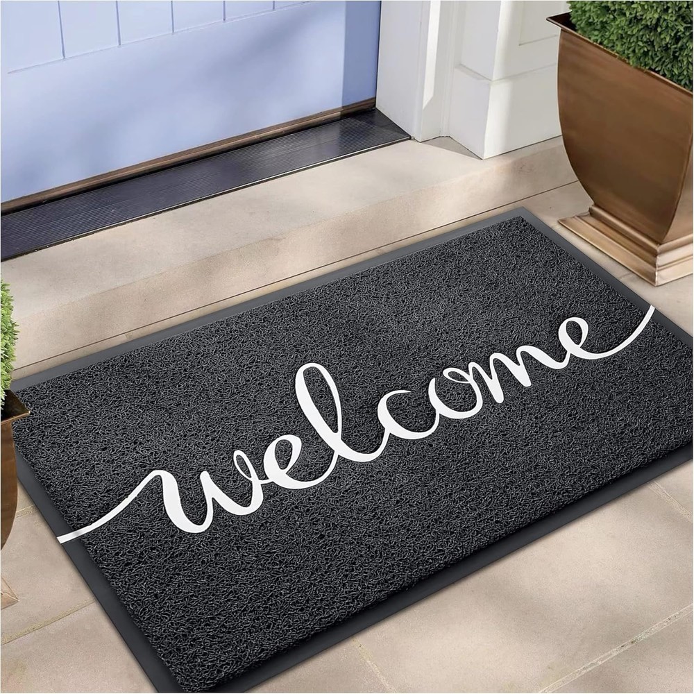 Funny Welcome Mats for Front Door 30x17.5 Inches Non-Slip Indoor Outdoor Doormat by EARTHALL