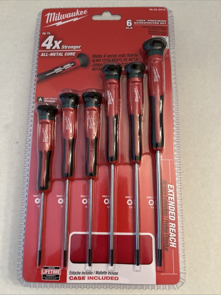Milwaukee 6-Piece Torx Precision Screwdriver Set 48-22-2610