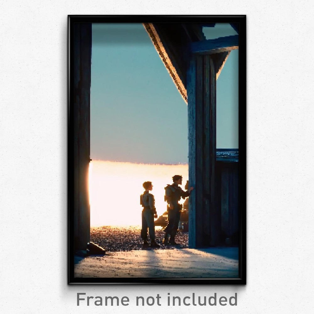 Pixel Art Poster - Thick Outbuilding (8 Bit Psychedelic Trippy Video Game Print)