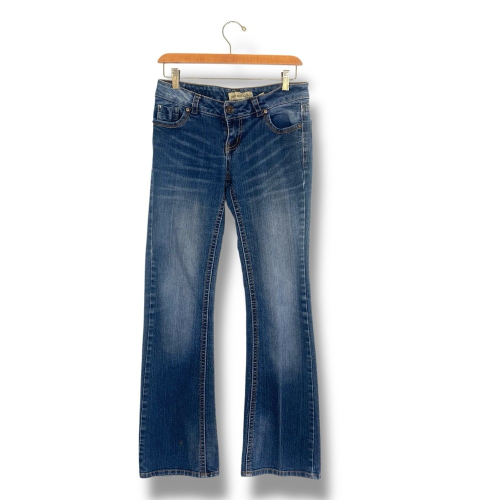 Vintage Y2K Paris Blues Low Rise Denim Jeans 29 x 30.5 Bootcut Medium Blue Sz 9