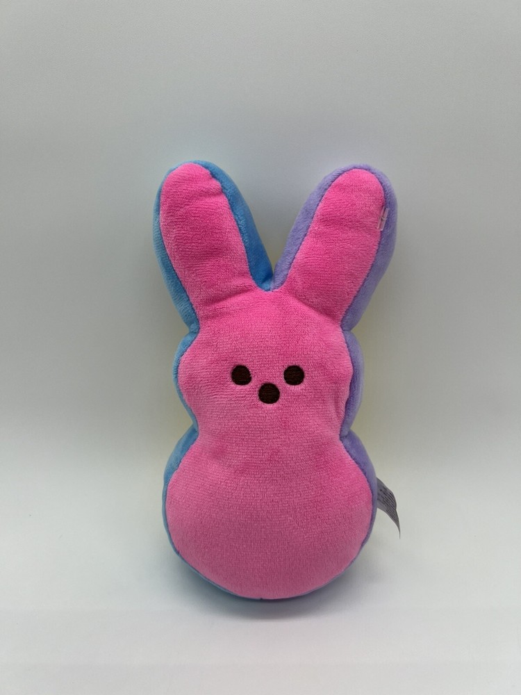 Peeps Easter Bunny Rabbit ~Pink~ Purple~ Yellow ~Blue Plush 7”