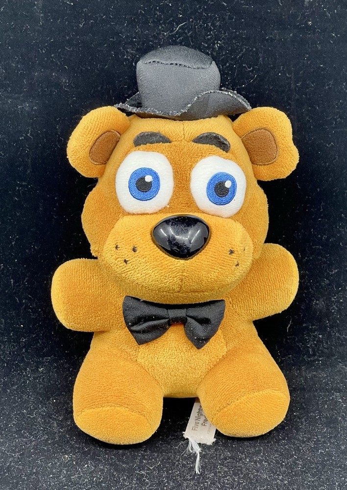 FNAF Teddy Bear Brown Black Plush Stuffed Animal 8 Inch Soft Toy