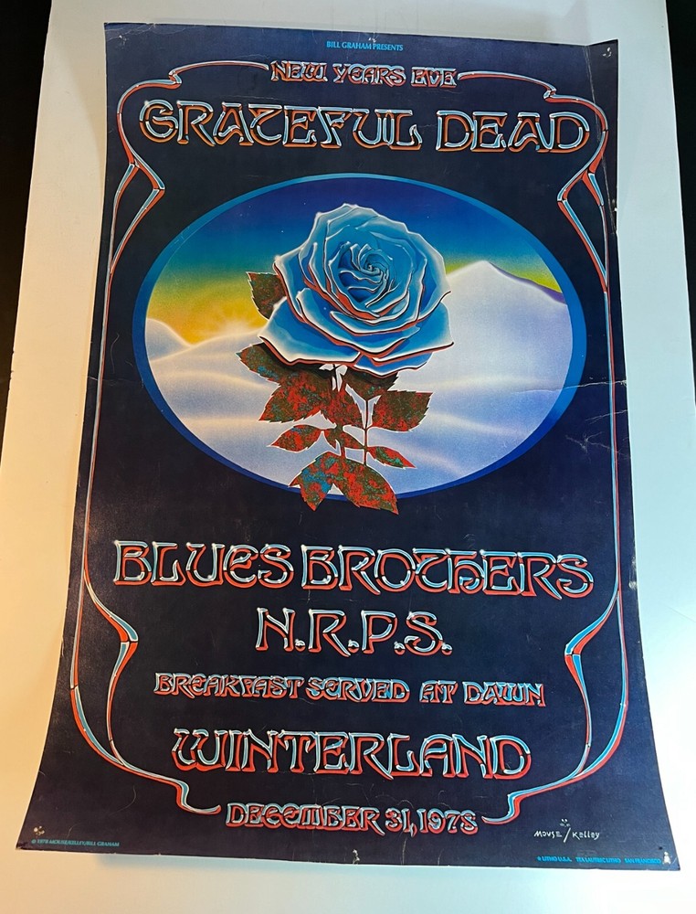 Grateful Dead 1978 NYE Winterland Poster by Bill Graham-image
