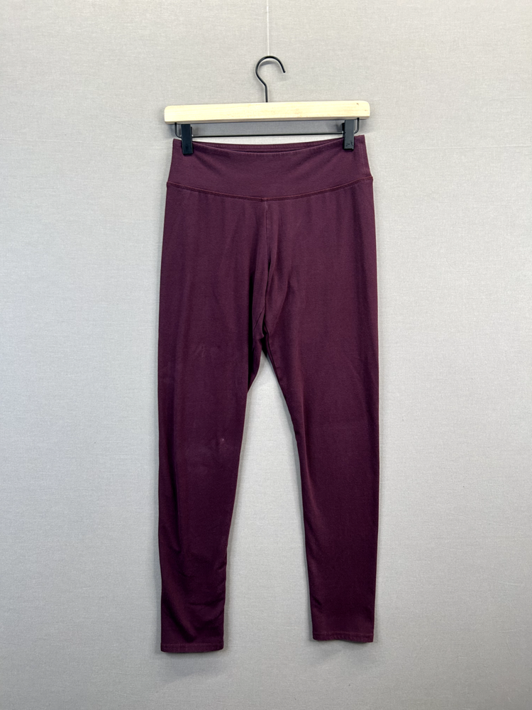 Aerie Womens Purple Stretchy Leggings with Elastic Waist Size Medium