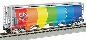 Bachmann 19151 N Scale Silver Series Canadian Cylindrical 4-Bay Grain