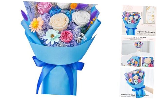 Flowers Bouquet Flowers Fresh Bouquet Roses Bouquet Gift for Her Wife