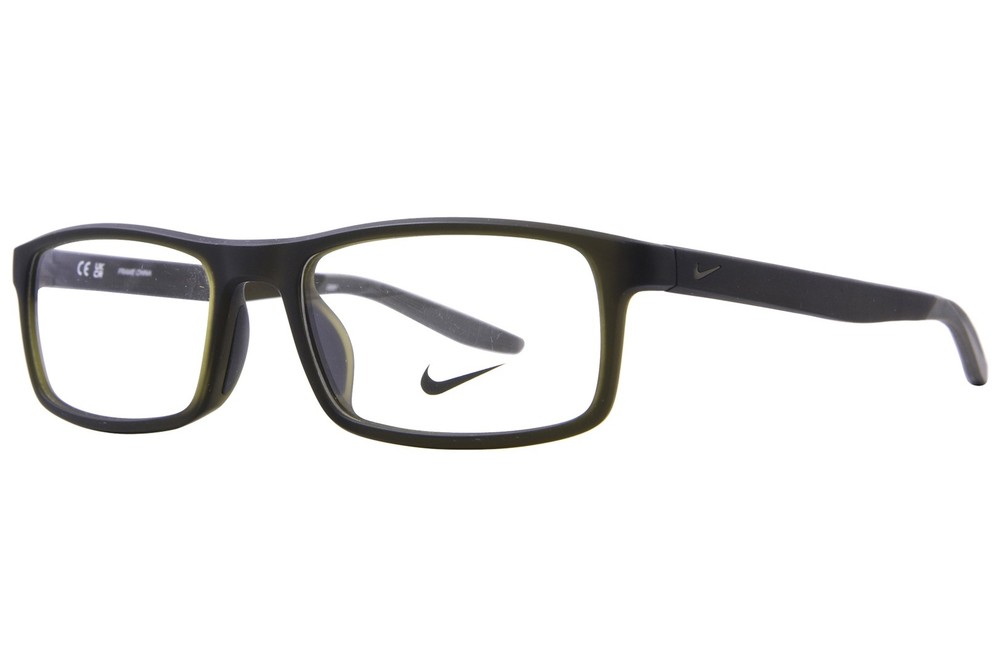 Nike 7119 307 Eyeglasses Men's Matte Sequoia/Medium Olive Optical Frame 53mm