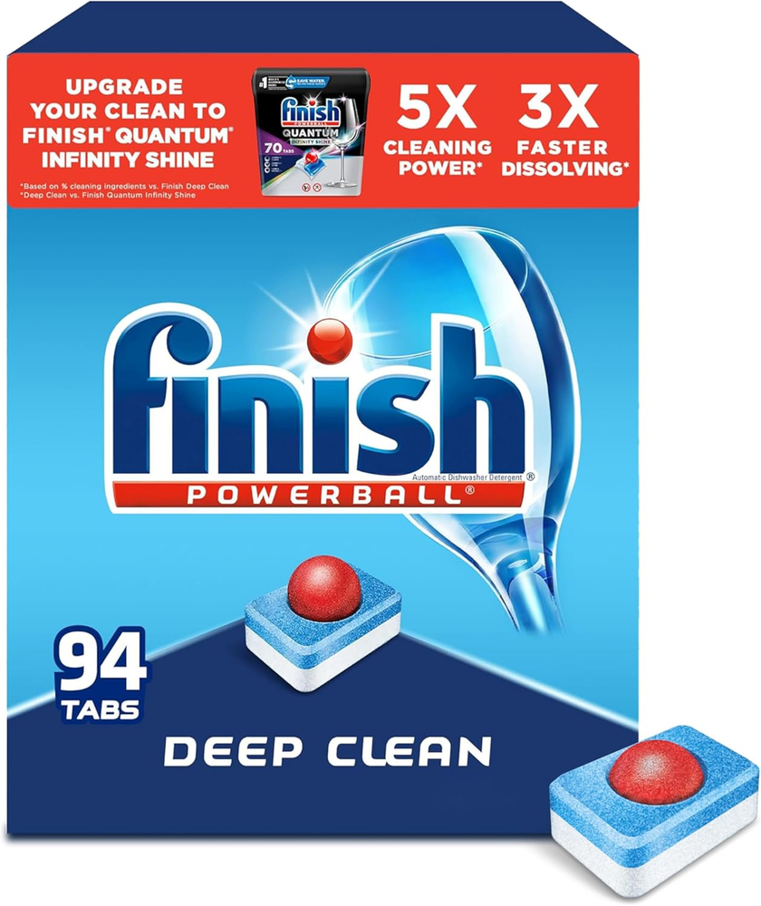 - All in 1 - Dishwasher Detergent - Powerball - Dishwashing Tablets - Dish Tabs