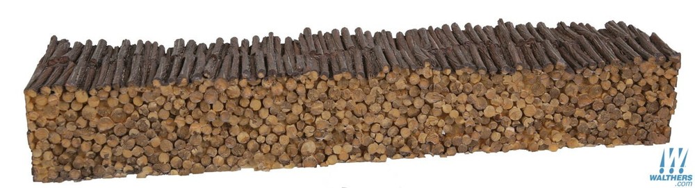 NEW Walthers Pulpwood Load HO Scale for 50' CC&F Bulkhead Flatcars FREE US SHIP