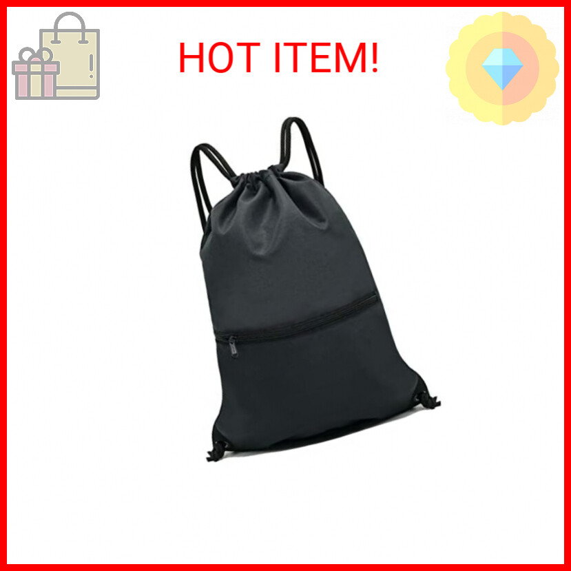 HOLYLUCK Drawstring Backpack Bag Sport Gym Sackpack
