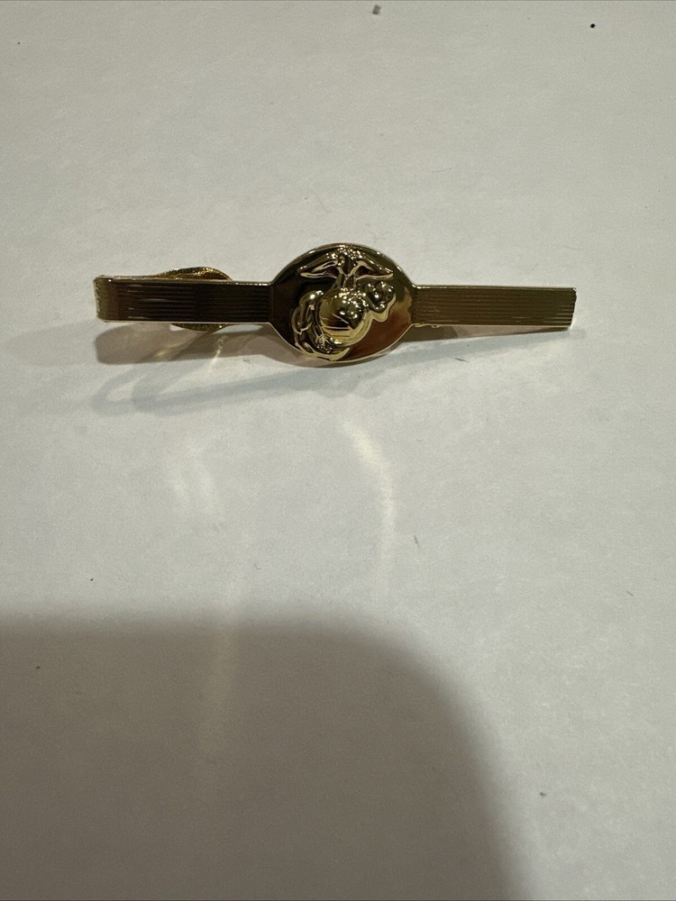 Authentic USMC Marine Corps Vintage Tie Bar Clip eagle OEC 14-77