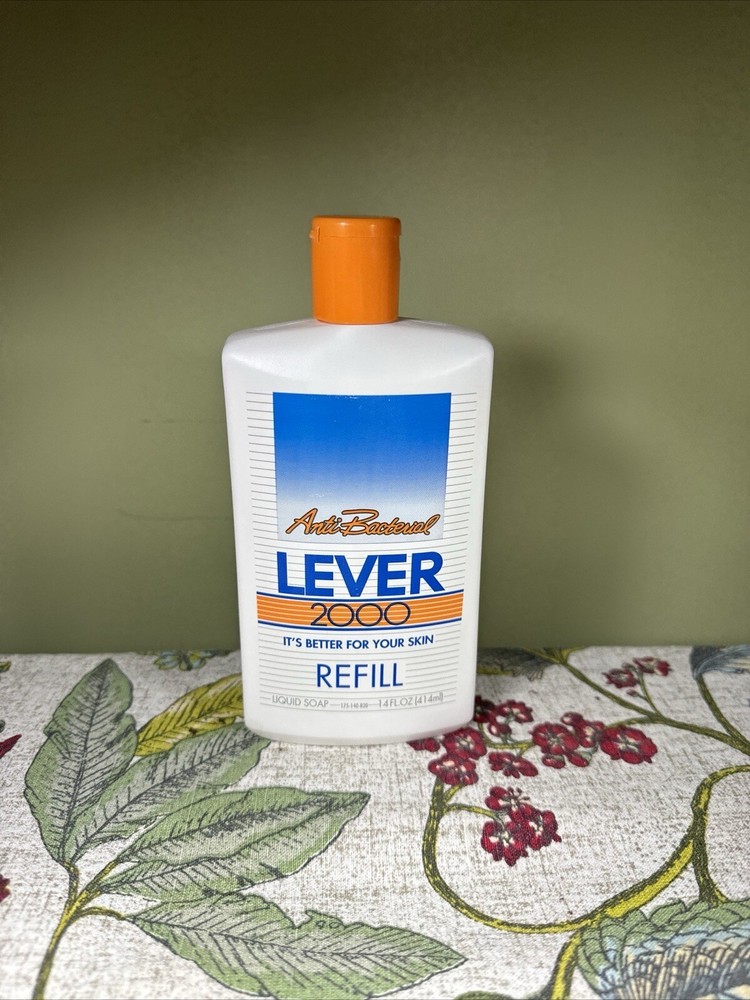 Discontinued 1994 LEVER 2000 Anti-Bacterial Liquid Soap Refill 14OZ New