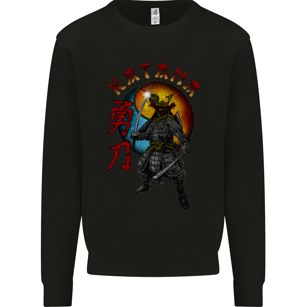 Kanata Japanese Warrior Samurai MMA Mens Sweatshirt Jumper