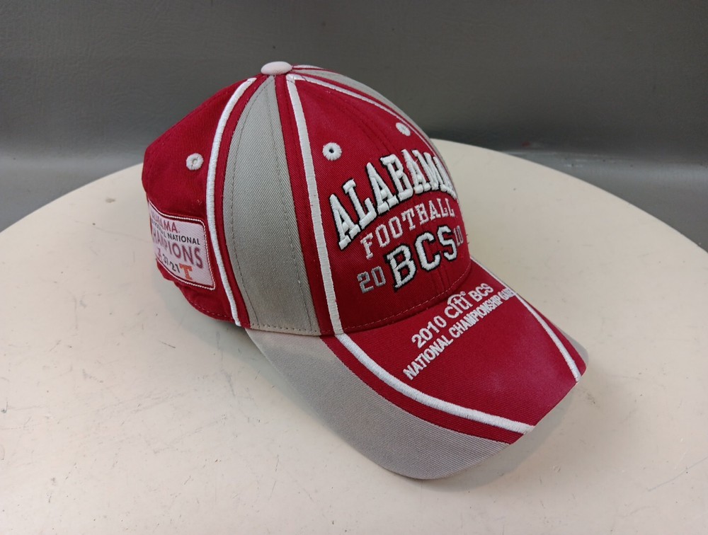 Alabama Football 2010 Rose Bowl Hat BCS National Champion OSFA
