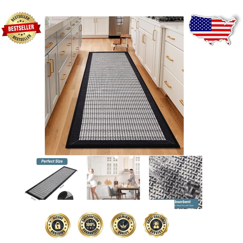 Durable Water-Resistant Kitchen Mat 20