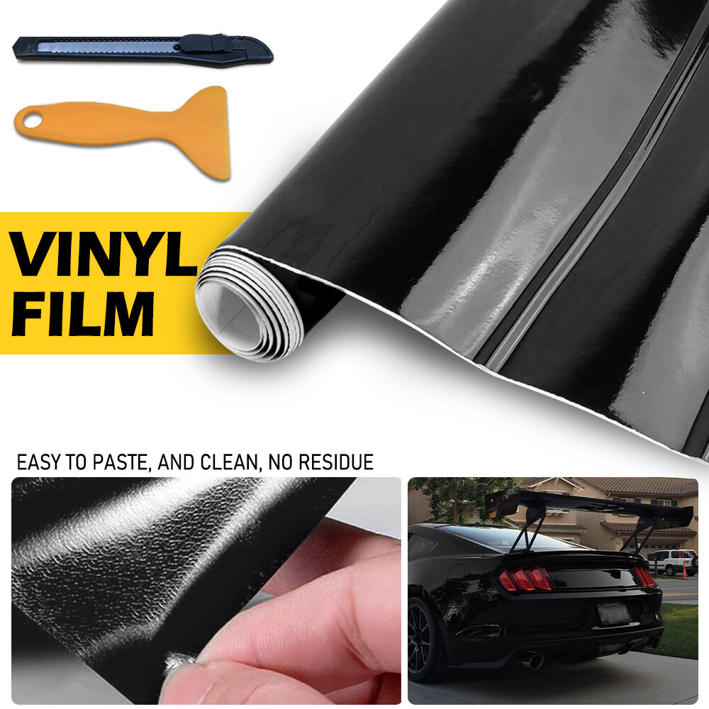 Gloss Black Vinyl Wrap Car Sticker Film Decal Bubble Free For Toyota 4Runner
