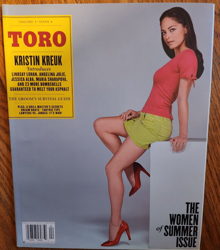TORO MAGAZINE 2005 SMALLVILLE Kristin Kreuk Cobie Smulders Evangeline Lilly RARE