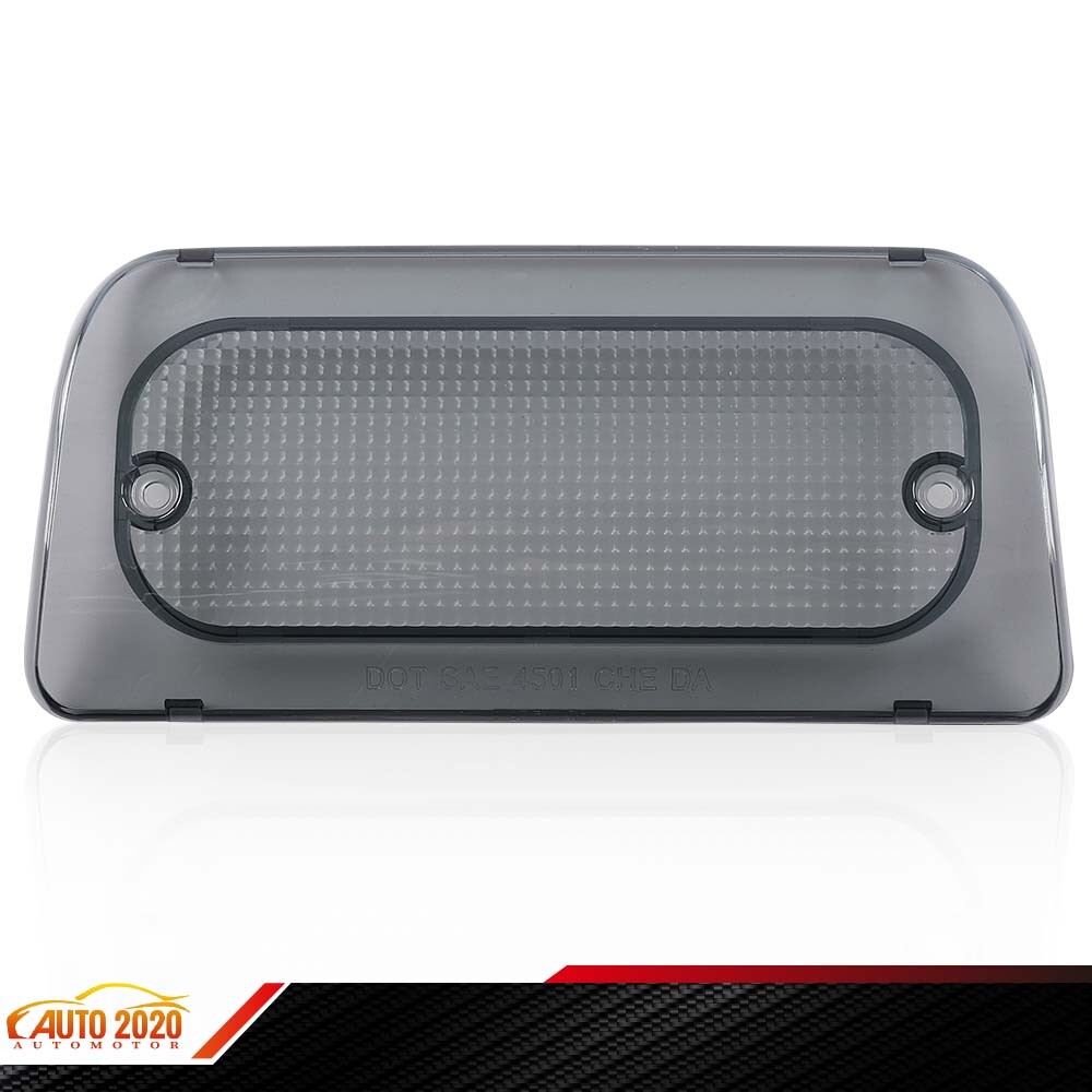 Smoke Lens 3rd Brake Light Cover for 1994-04 Chevy S10 GMC Sonoma Extended Cab  